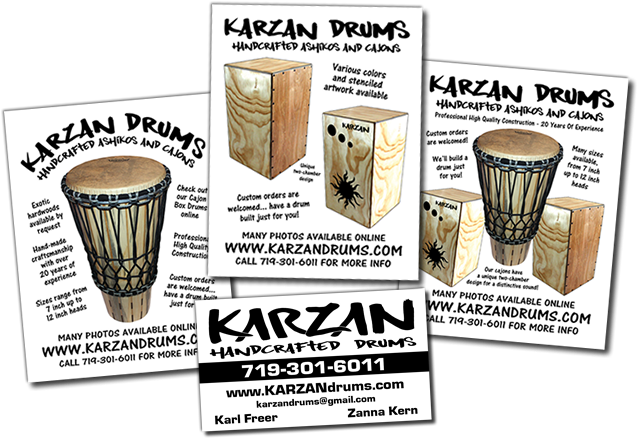 KARZAN Drums promotional poster